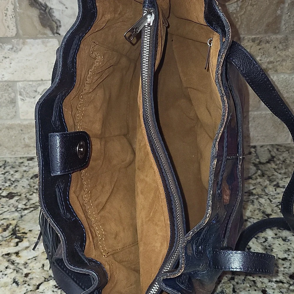 Patricia Nash Witney Shoulder Bag Tote Peruvian Painting - Picture 11 of 12